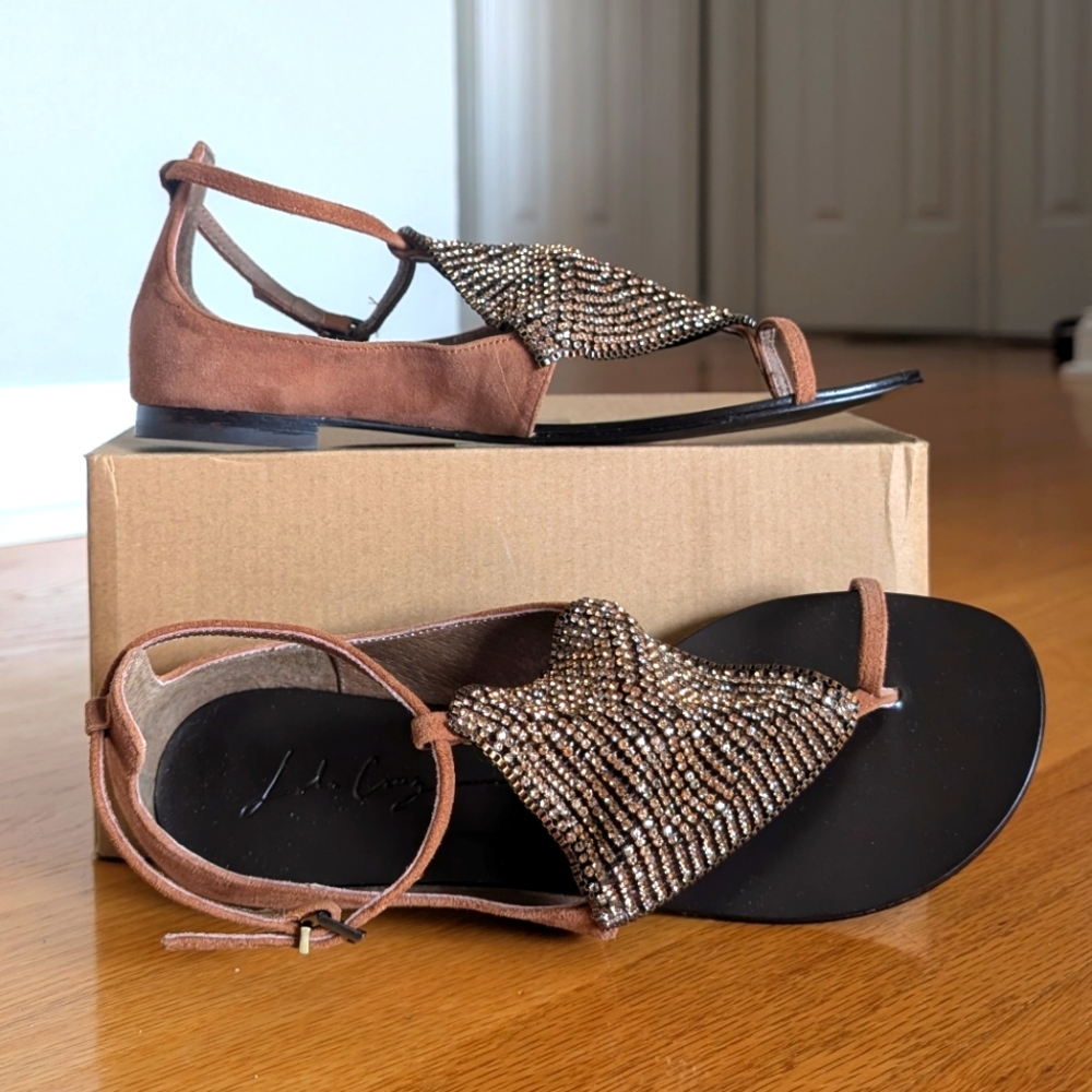 Lola Cruz Jewel Sandals Sz EU 38
